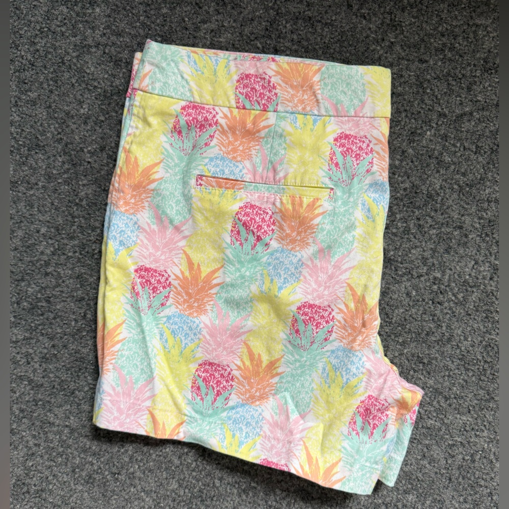 Cynthia Rowley Multicolor Pineapple Shorts